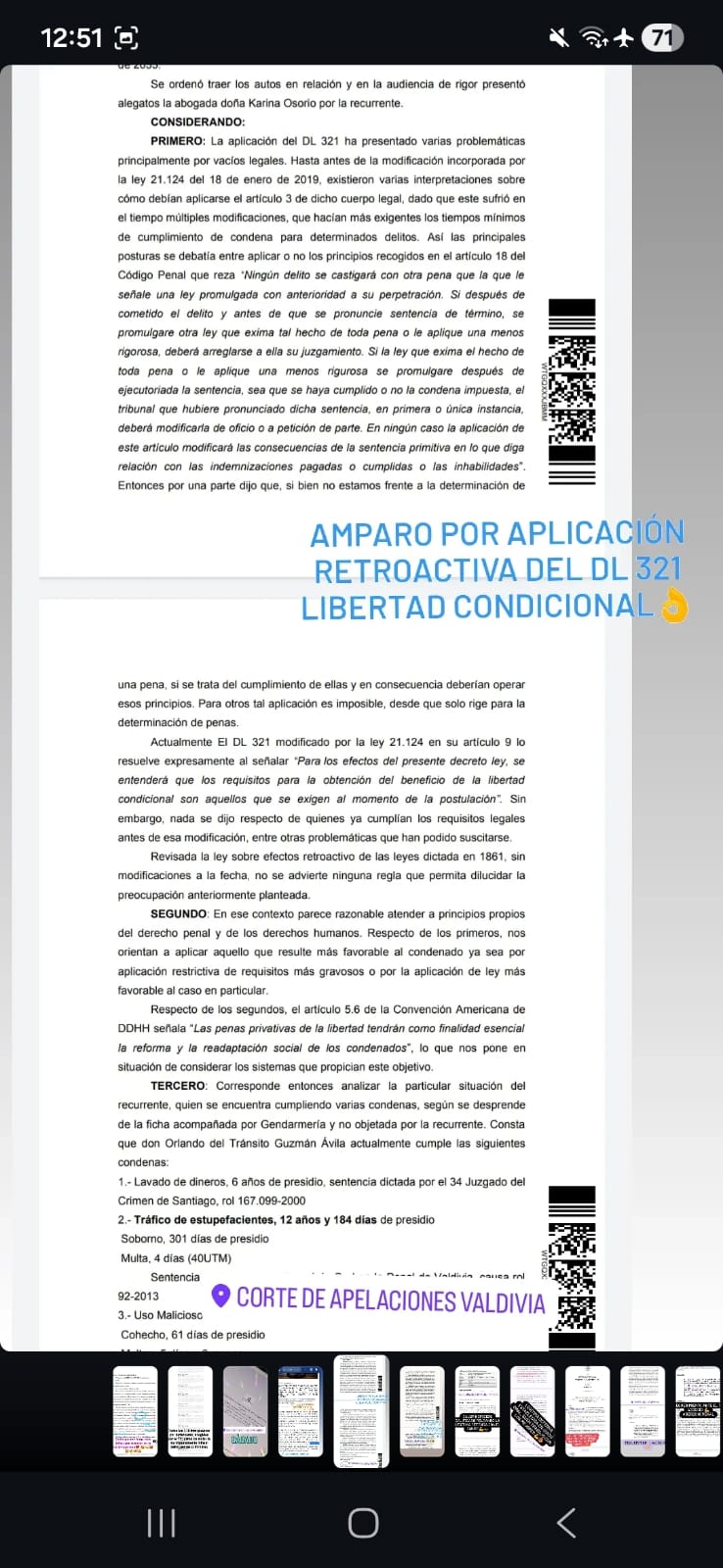 Resolución, acta o sentencia de tribunal obtenida por Karina Osorio Rendón (pieza 2 de 13 del archivo)