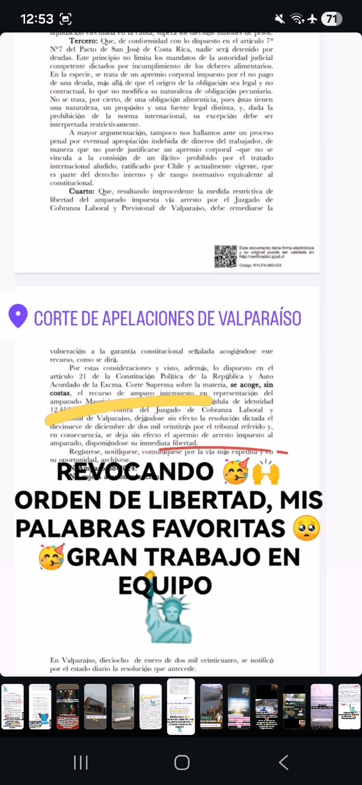 Resolución, acta o sentencia de tribunal obtenida por Karina Osorio Rendón (pieza 7 de 13 del archivo)